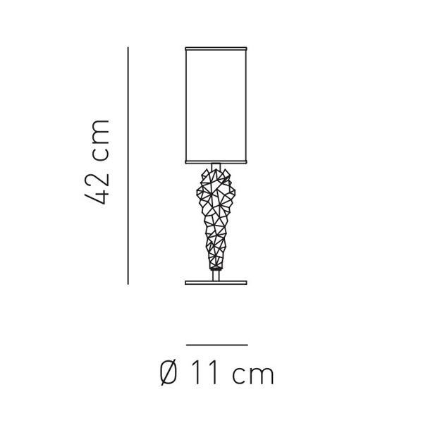 Настольная лампа LT SUBZER Red от Axo Light AXO LIGHT КЛАССИЧЕСКИЕ 244825 Красный;серебро;яркие  - Вид №3