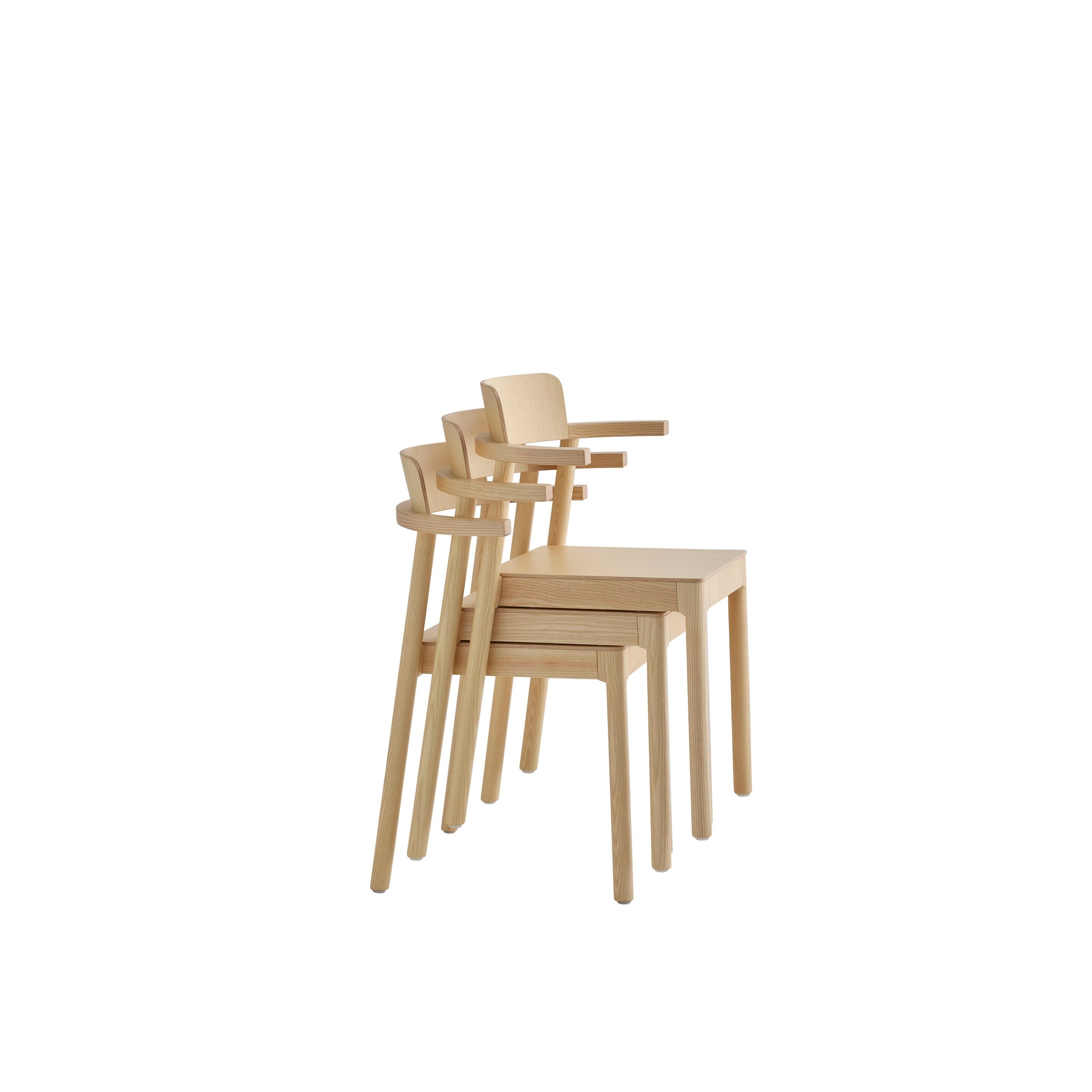 Стул из ясеня с подлокотниками Zilio A&C аромат ARCH-00102813 - Вид №3