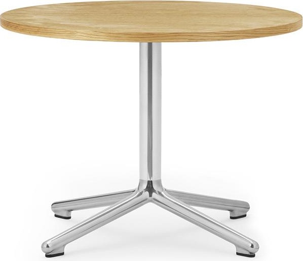 604162 журнальный столик Alu H45 Ø60 см Дуб Норманн Копенгаген Normann Copenhagen Lunar