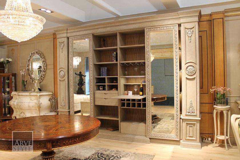 Arvestyle Настенный книжный шкаф из дерева с подсветкой Giulio As-1800 - Вид №8