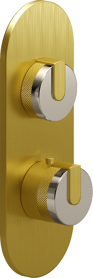 E-8026-R1PNE0-L1BB-BB-T Планка M-Series с 2 ручками - Внешняя часть GRAFF MOD+