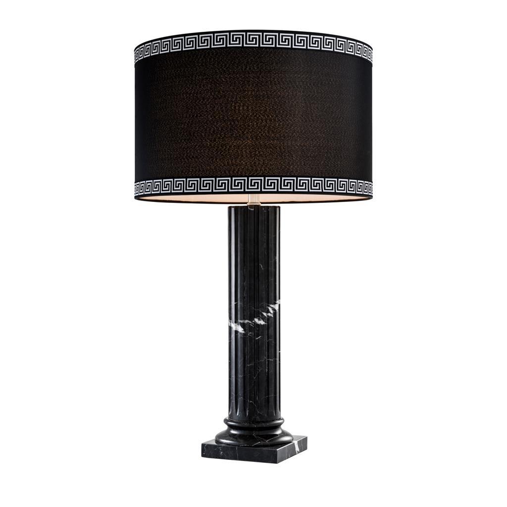 Настольная лампа Laurel от Eichholtz мрамор черная 110771 EICHHOLTZ КЛАССИЧЕСКИЕ 062049 Черный  - Вид №1
