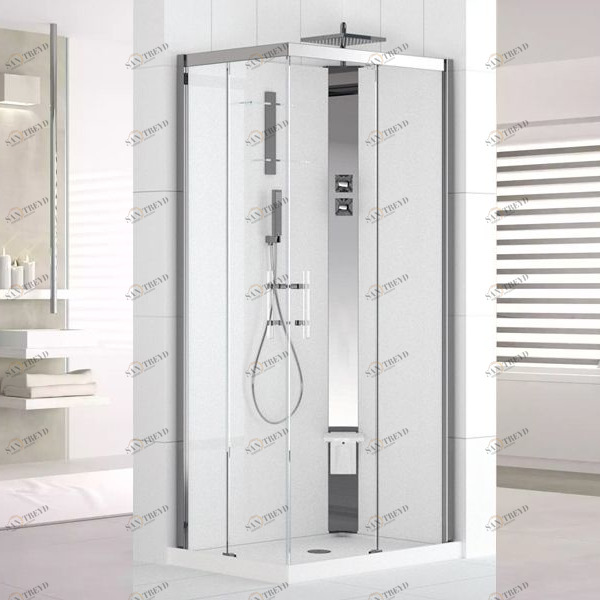 Novellini. Душевая кабина 100x70 A100x70 STANDARD с низким душевым поддоном HOLIDAY CRYSTAL 2 HC2A107SM1KAHC2A107DM1KA