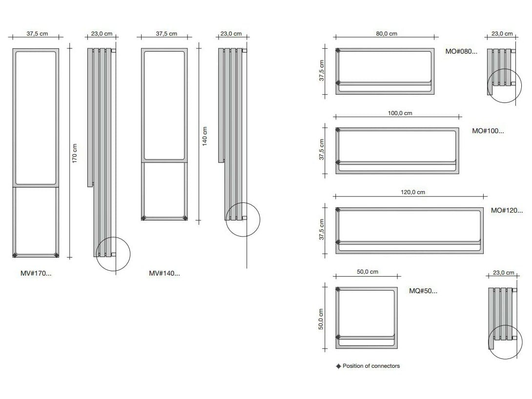 Настенный полотенцесушитель Tubes Elements ARCH-00094565 - Вид №9