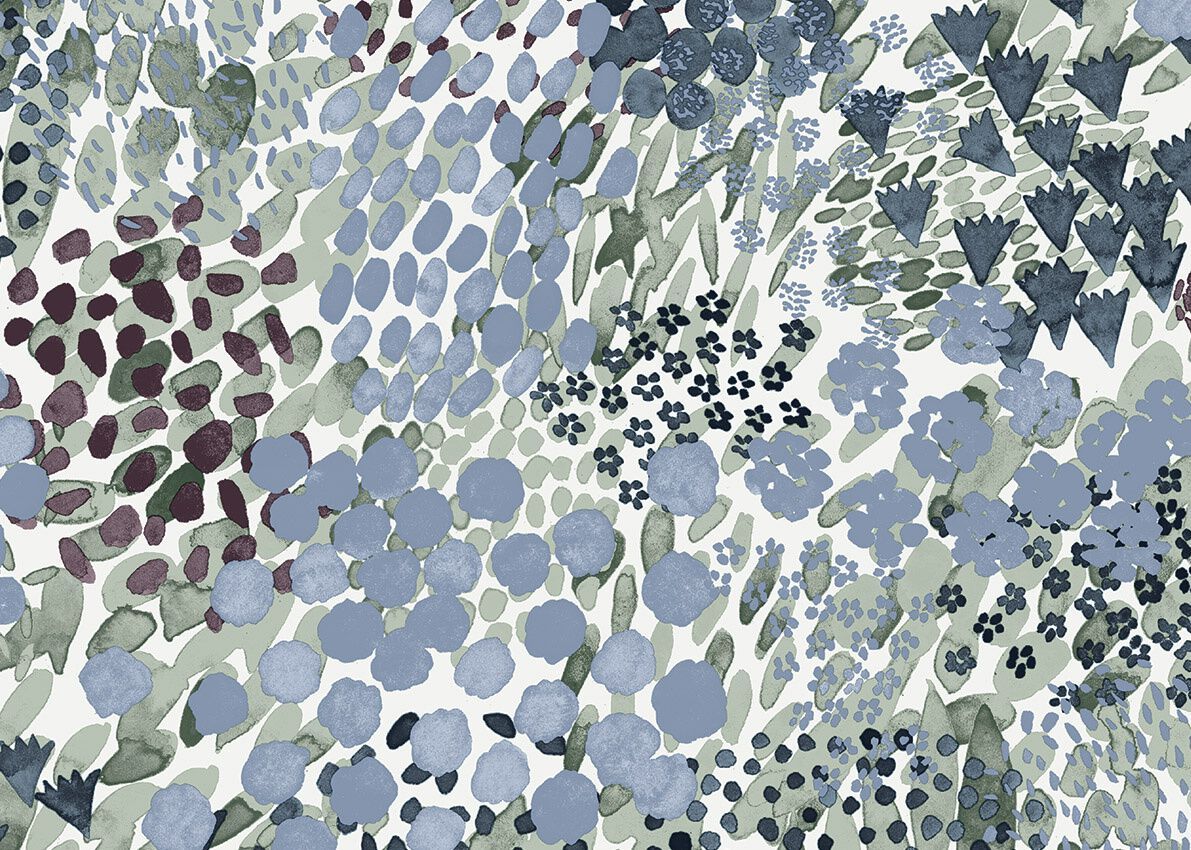 Цветочные узоры нетканые обои Jannelli&Volpi MARIMEKKO VOL. 7 ARCH-00112341 - Вид №3