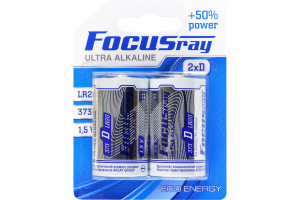 17541960 Батарейки ULTRA ALKALINE LR20 BL2 622470 Focusray