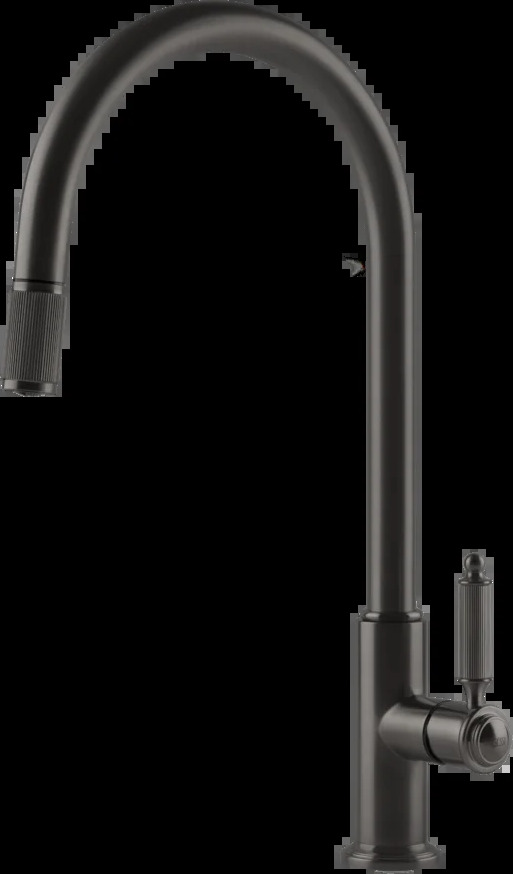 Смеситель для раковины 60622 707 Gessi Venti20 ЧЕРНЫЙ МЕТАЛЛ BR. PVD