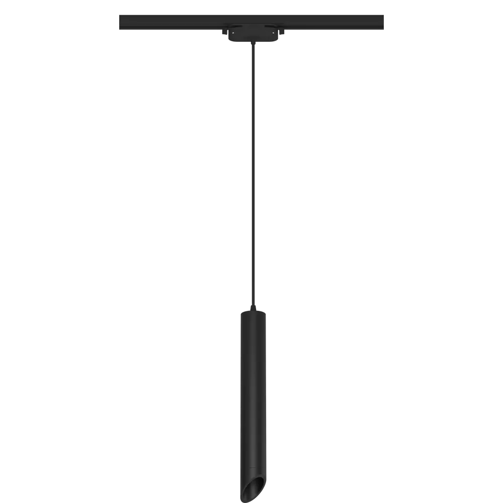 Трековый светильник спот подвесной светодиодный Ritter Artline 300x40мм до 1м 12Вт до 5.5м² 4000К металл чёрный 84846853 STLM-2044239 