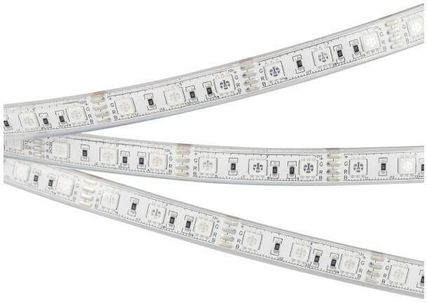 90236709 Светодиодная лента 029599 SMD 5060 60 диод/14.40 Вт/м 12 В IP68 5 м красный свет STLM-0143568 ARLIGHT