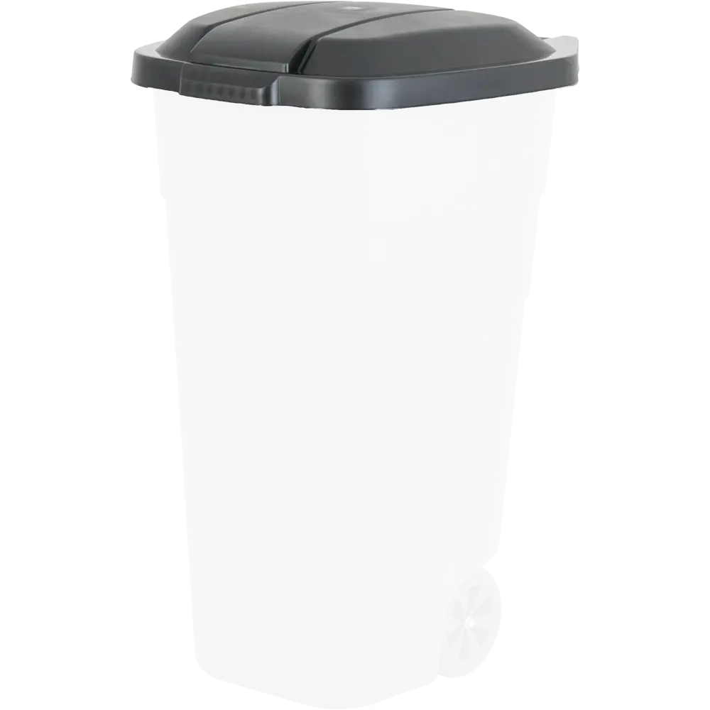 Крышка контейнера для раздельного сбора мусора Plast Team цвет чёрный STLM-2105117