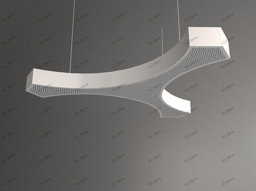 Подвесная акустическая панель / подвесной светильник Acoustiche Santreyd sun-id-1505474