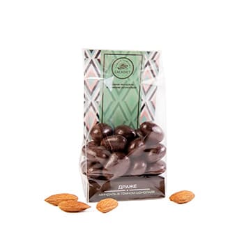 Драже Миндаль в тёмном шоколаде CACAOJET Santreyd 34461