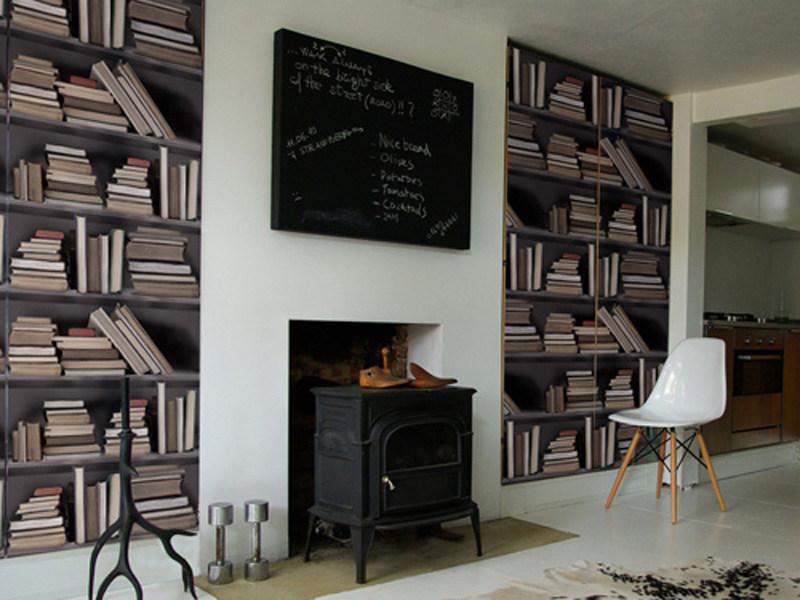 Mineheart Виниловые обои Bookshelf Wal/001 - Вид №7