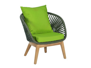 Синтетическое волокно садовое кресло с подлокотниками