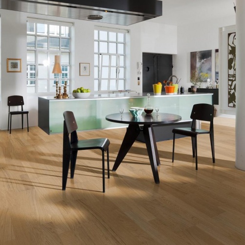 Паркетная доска Kahrs Дуб Бриз Линнея Полуматовая Гладкая 2600200569 - Вид №20