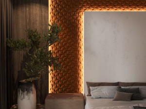 Трехмерное гипсовое покрытие