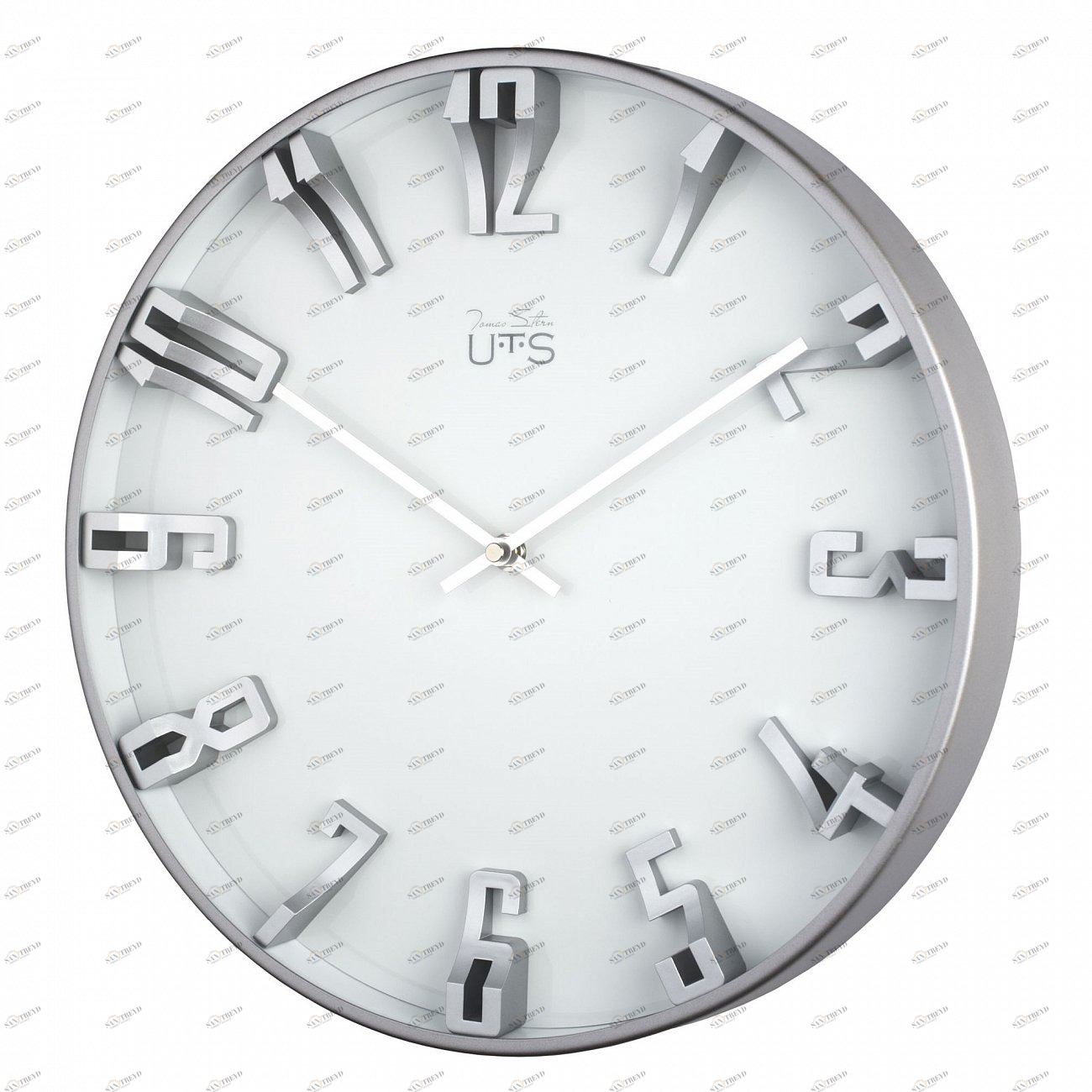 Часы настенные серебристые Tomas Stern 9070 TOMAS STERN ДИЗАЙНЕРСКИЕ 00-3872798 Серебро 
