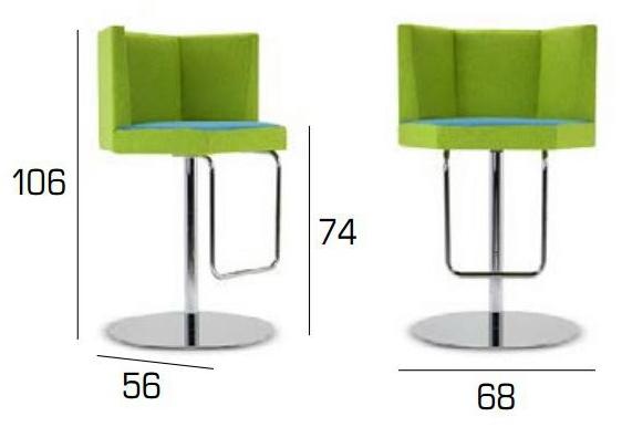 Adrenalina Табурет высокий поворотный Tigram sun-id-1500956 - Вид №3