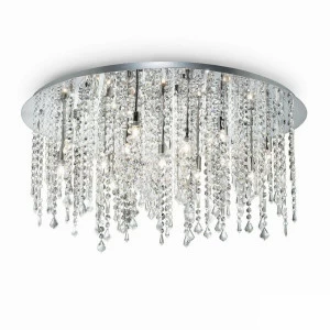 Потолочный светильник Ideal Lux Royal PL15 IDEAL LUX ДИЗАЙНЕРСКИЕ, КАСКАДНЫЕ 074053 Прозрачный;хром