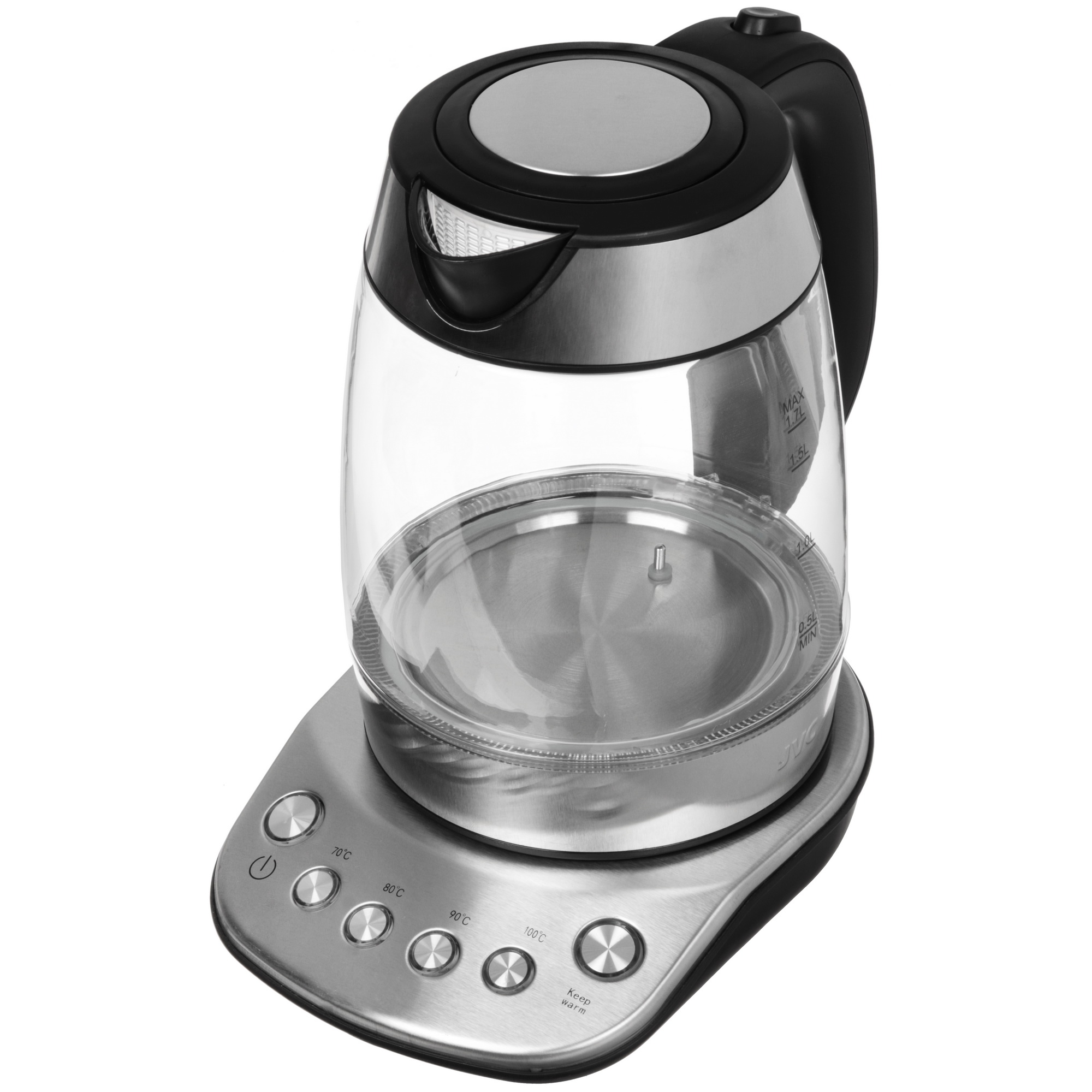 9052791 Электрочайник JVC JK-KE1825 серебристый STDN-0111549 - Вид №2