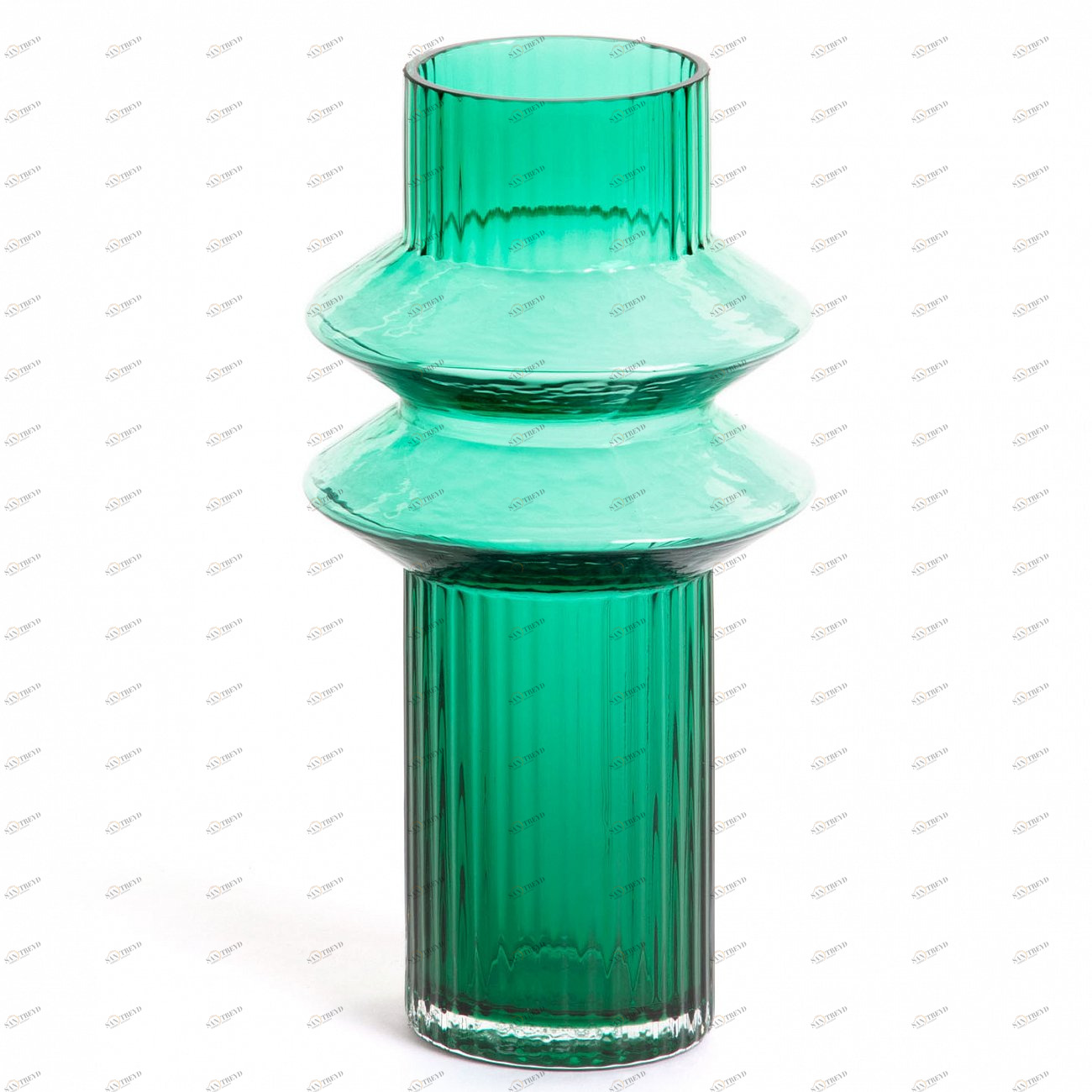 Ваза стеклянная цилиндр зеленая 21 см Dadal от La Forma LA FORMA DADAL 343241 Зеленый 
