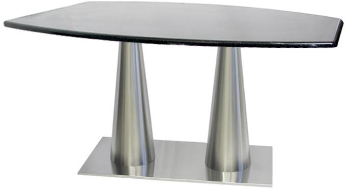 Vela Arredamenti Прямоугольный стол из нержавеющей стали Slicono sun-id-1444003 - Вид №1