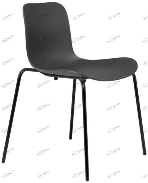 NORR11 Штабелируемый пластиковый стул на алюминиевых ножках Langue sun-id-1401105