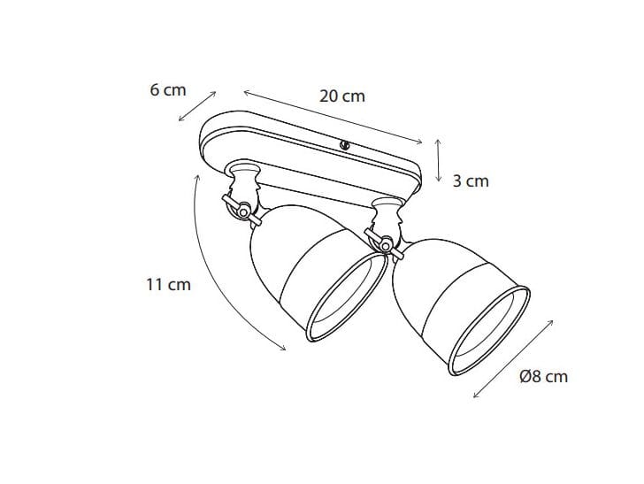 Латунь несколько регулируемый светодиодный прожектор Authentage Lighting Poire ARCH-00103054 - Вид №2