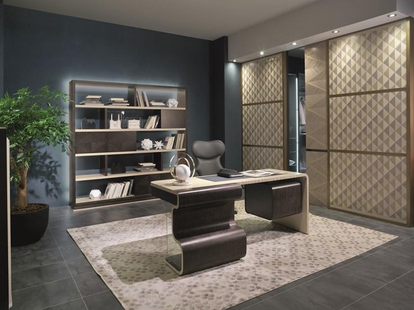 Carpanelli Деревянный стол с ящиками Optical skin Sc29 - Вид №3