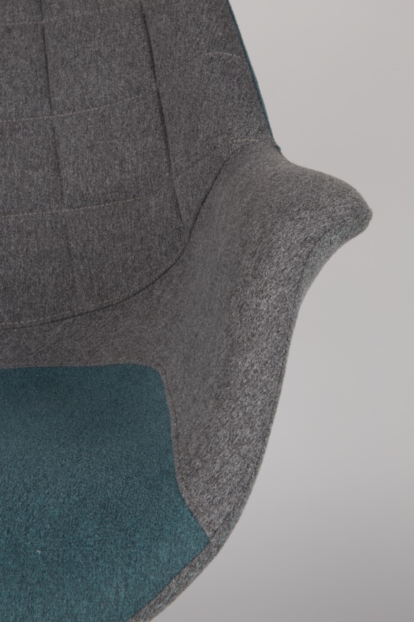 Кресло Doulton голубое Zuiver 1200114 - Вид №13