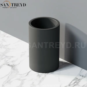 Agape BUCATINI Держатель для зубных щёток на столешницу черный ABUC0161SEB