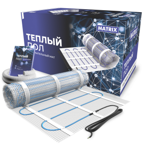 90666820 Нагревательный мат для теплого пола Matrix 10 м² 1500 Вт STLM-0330357 GRANDEKS