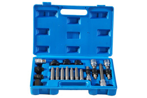 15691023 Съемник шкива генератора BOSCH 18 предметов, полный набор MHR08722 MHRTOOLS