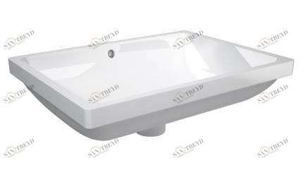 M1.91.LAV2 Накладная раковина на столешницу  прямоугольная Waterrevolution Water Evolution 