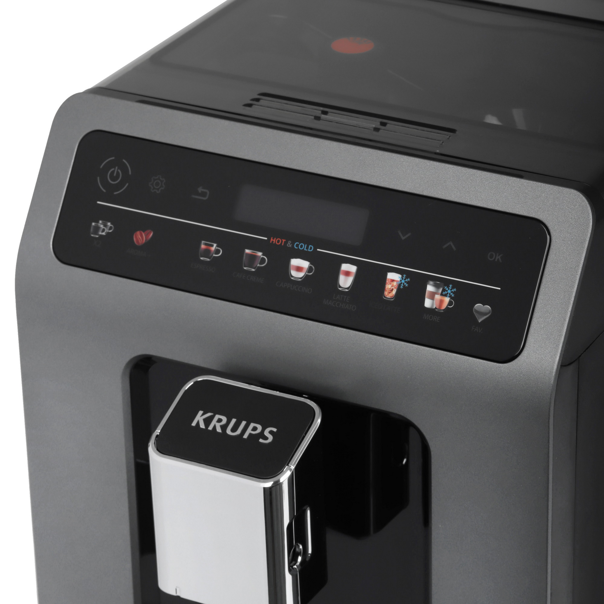 5636041 Кофемашина автоматическая Krups Evidence Hot & Cold EA898GF0 серый STDN-0099290 - Вид №3