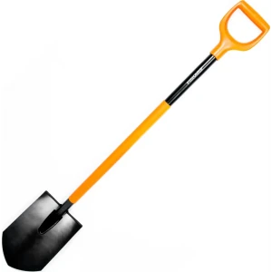 Лопата штыковая Solid Plus 121 см сталь с черенком