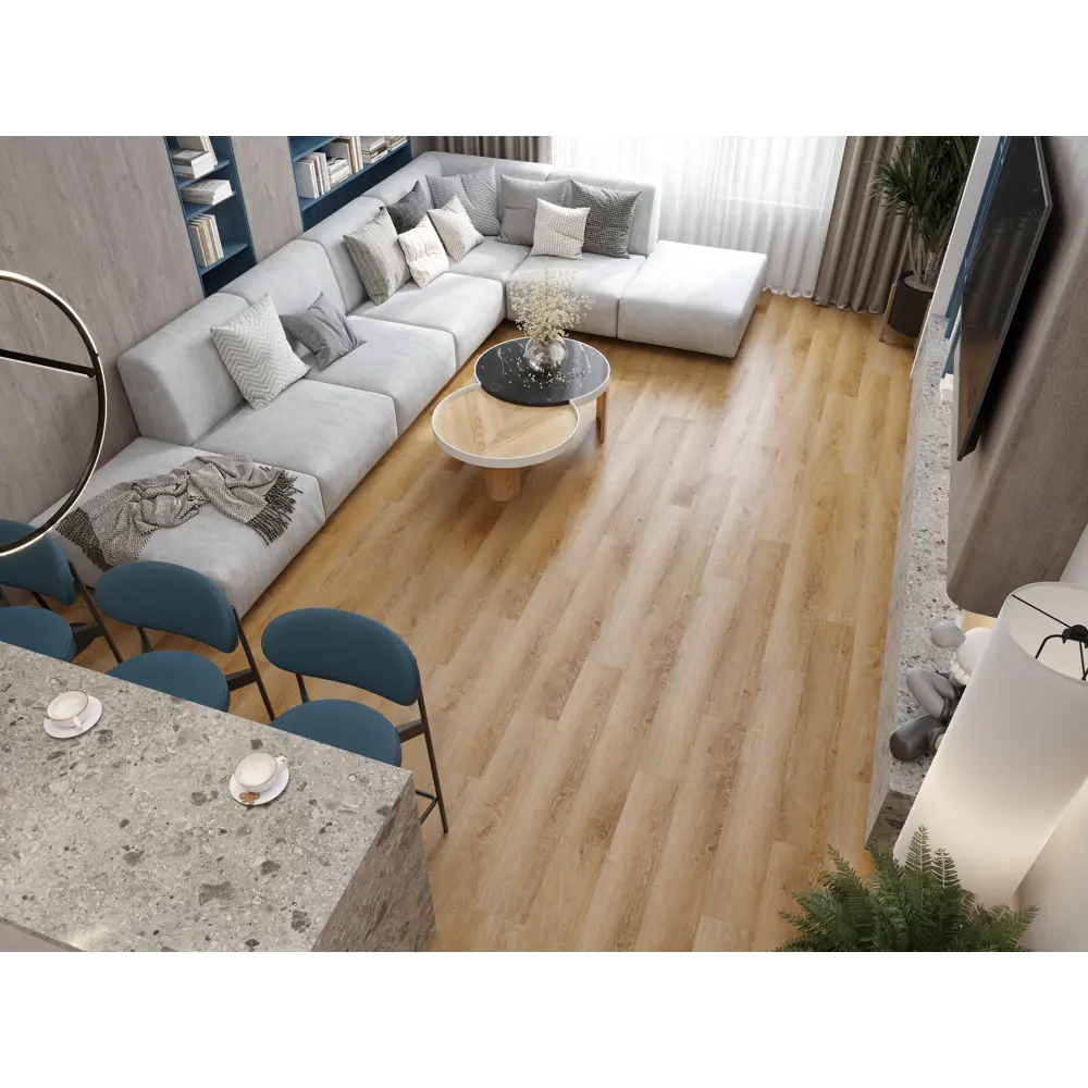 CRAFT FLOOR SPC плитка Дуб Берн - натуральная текстура дуба в современном исполнении 89396940 STLM-1534422 - Вид №6