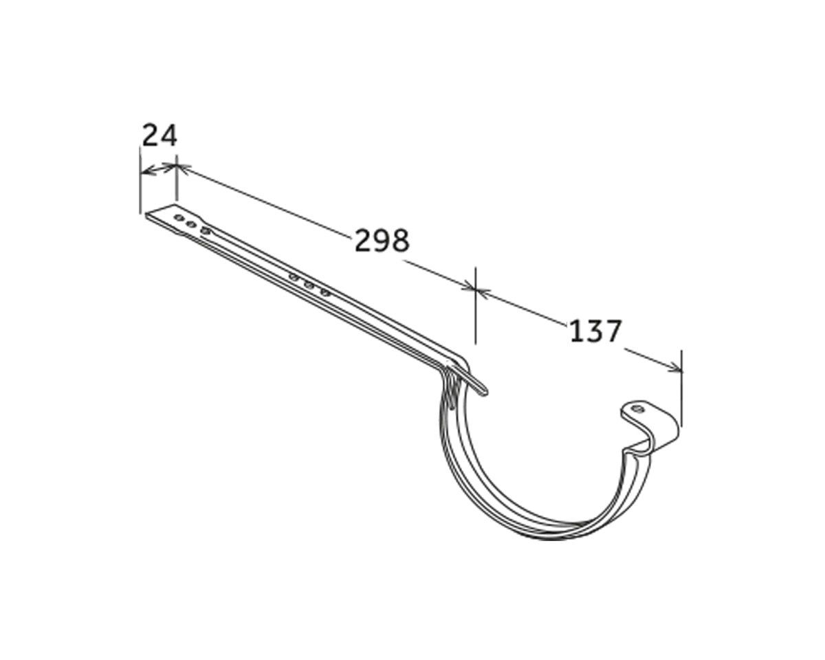 Окрашенный листовой аист для желоба 125 First Corporation First Plast ARCH-00074747 - Вид №2