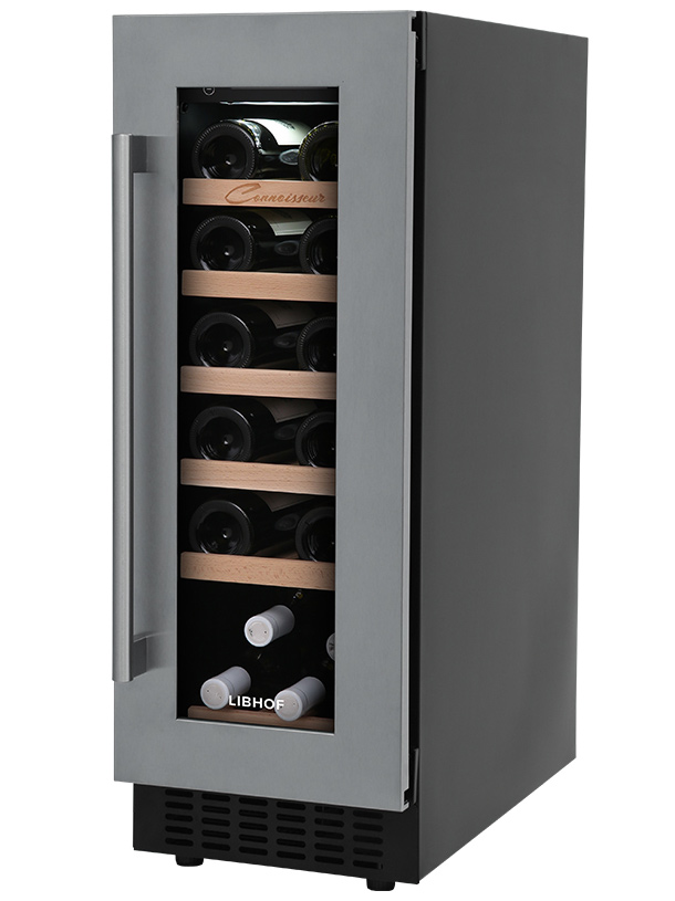 9951672 Встраиваемый винный шкаф Libhof CX-19 серебристый STDN-0080120 - Вид №3