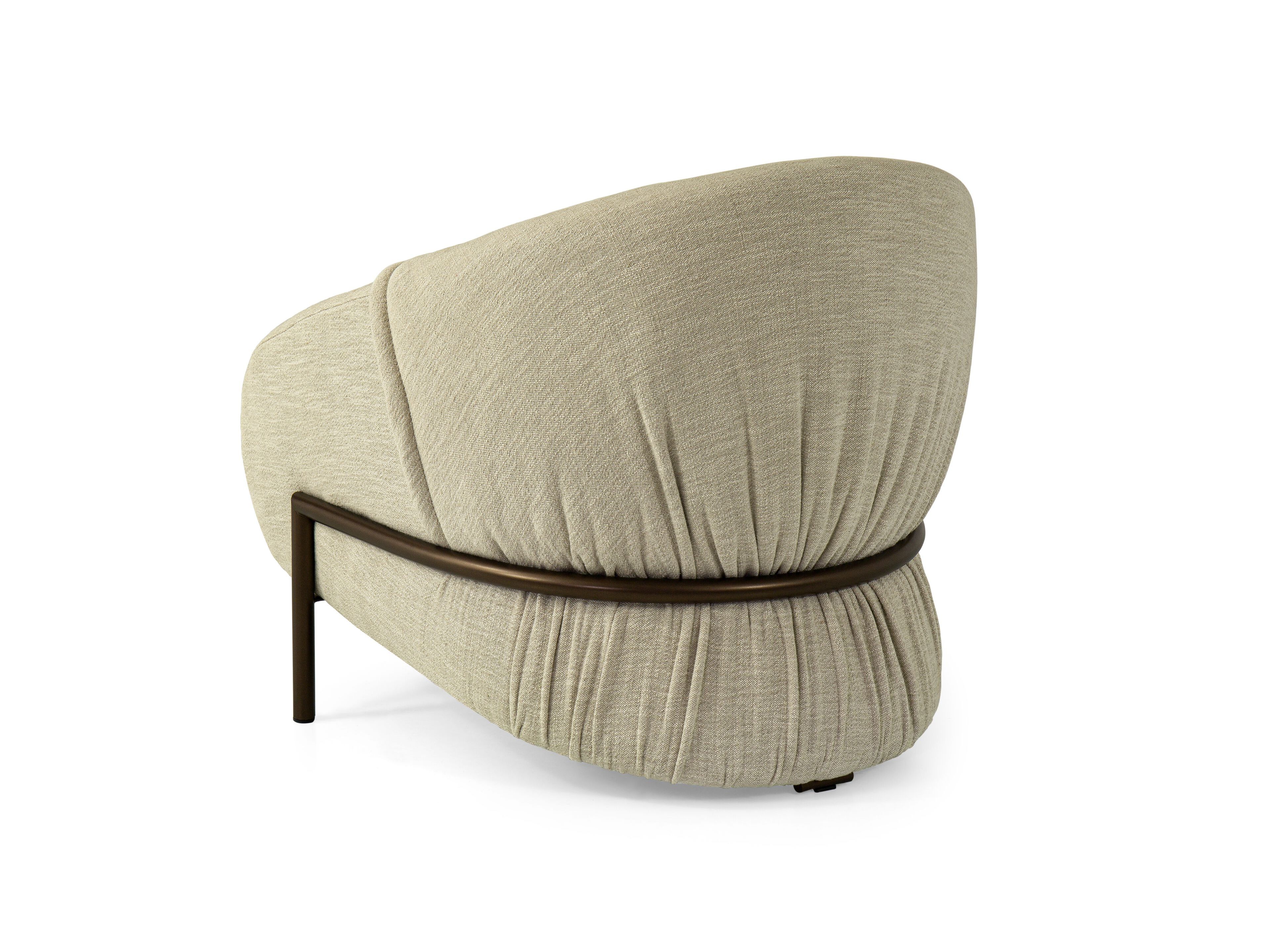 Тканевое кресло с подлокотниками Borzalino SIDNEY ARCH-00010232 - Вид №2