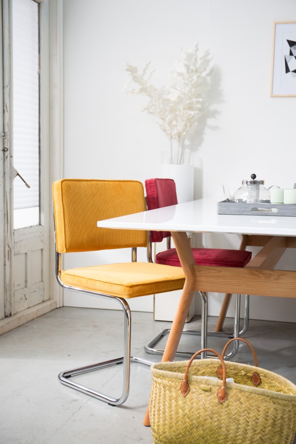 Стул Ridge Rib оранжевый Zuiver 1006003 - Вид №5