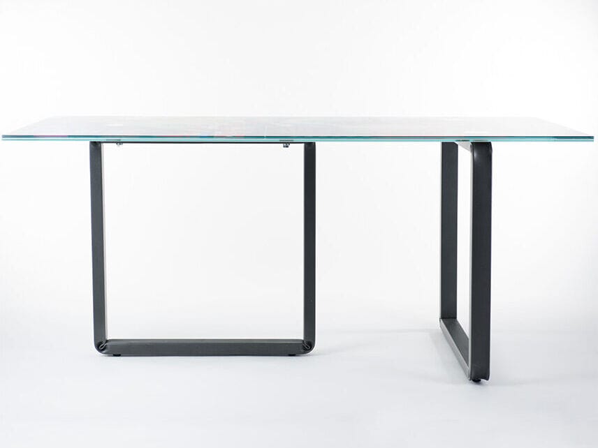 Прямоугольный стол из стали и стекла Situér Pop Corn [er] ARCH-00114205