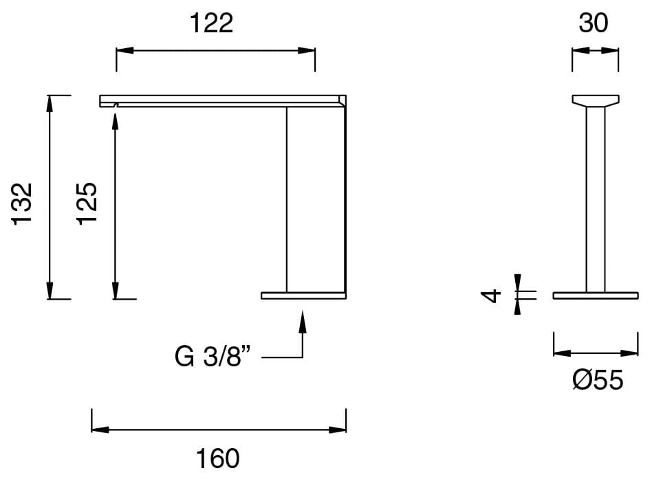 Дозирующий носик из нержавеющей стали для пола CEADESIGN AYLA ARCH-00147927 - Вид №2