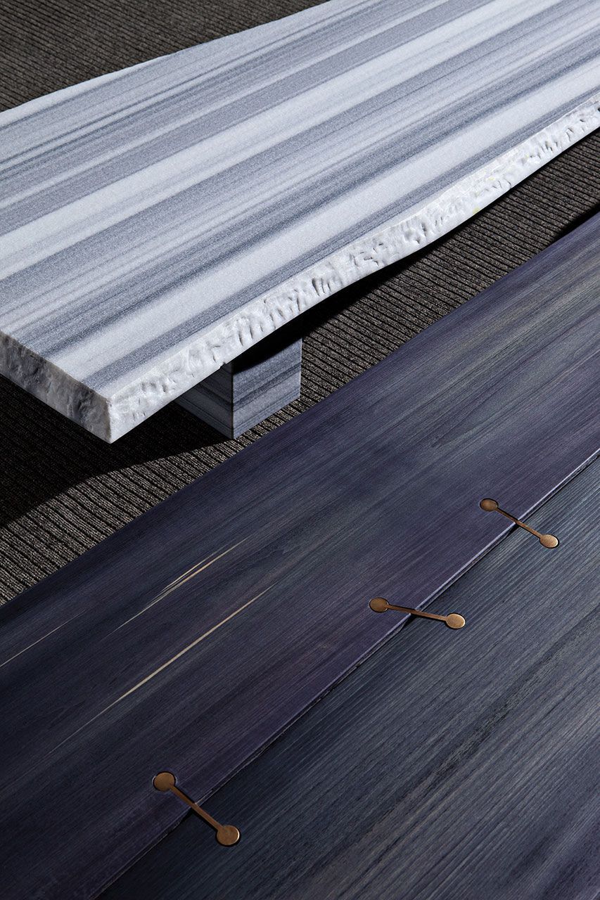 Мраморный низкий садовый столик Exteta 10th ARCH-00086827 - Вид №5