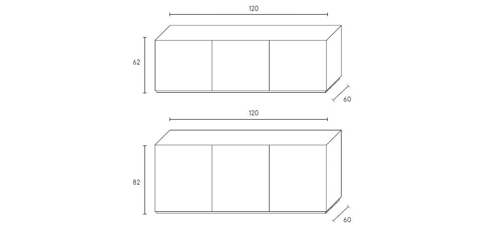 Шкаф из МДФ с распашными дверями ALBEDO ASNI ARCH-00036374 - Вид №3