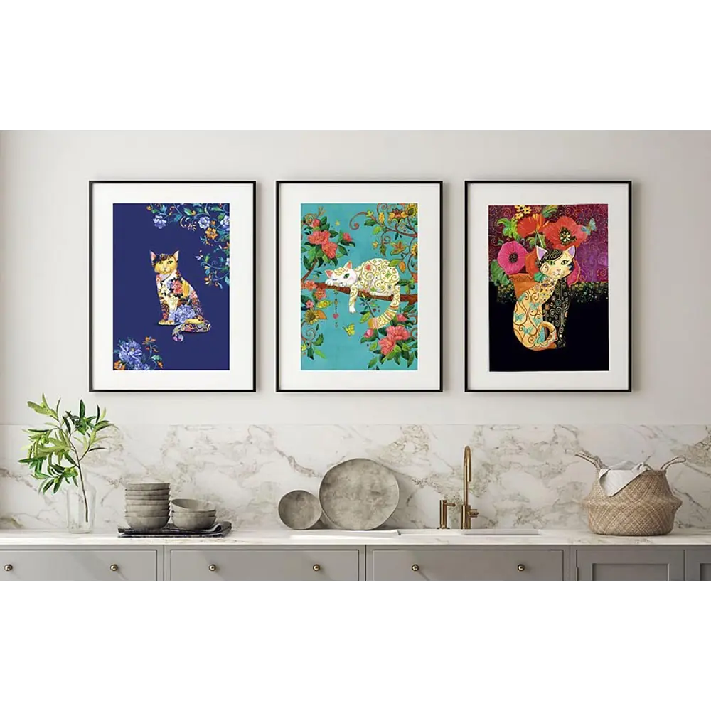 Постер КотАрт 30x40 см 3 шт АРТ ДИЗАЙН STLM-2141128 - Вид №1