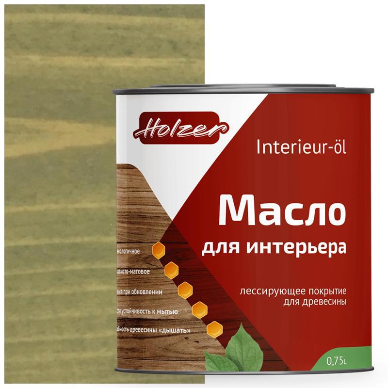 90407683 Масло для интерьера Mint075Fistashka цвет фисташковый 0.75 л STLM-0218133 HOLZER
