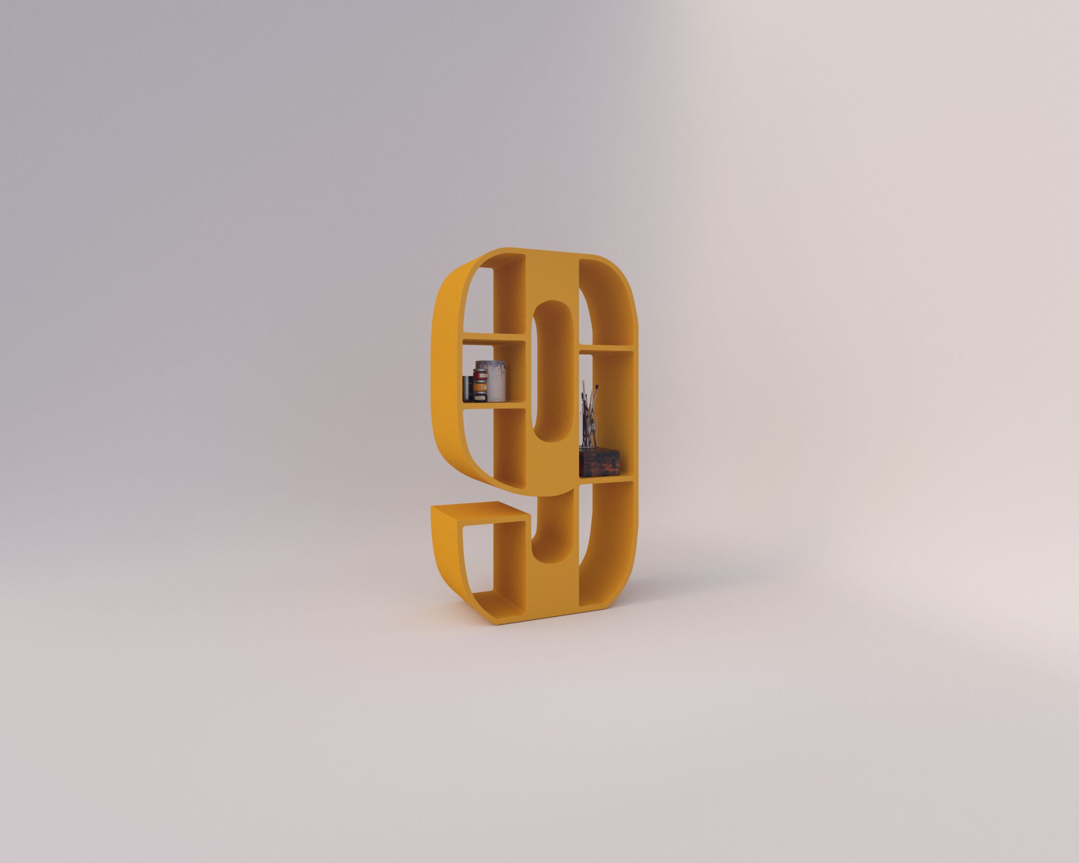 Мебель контейнеры в бетонной конструкции Voltan 555 ARCH-00065661 - Вид №65