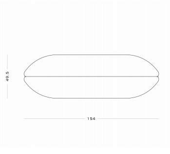 Secolo Beetle Bench Мягкая скамейка жук Fold - Вид №3