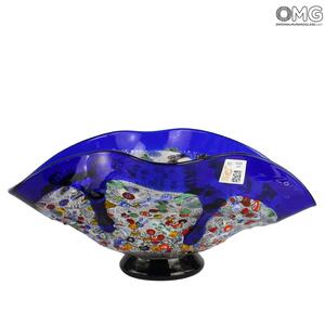 4605 ORIGINALMURANOGLASS Ваза Магнолия - муранское стекло OMG 25 см